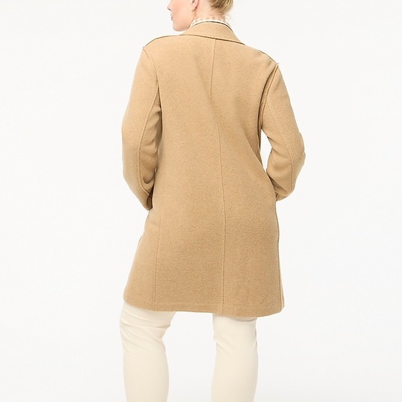 NEW / J.Crew Factory Boiled wool-blend topcoat - Picture 5 of 8